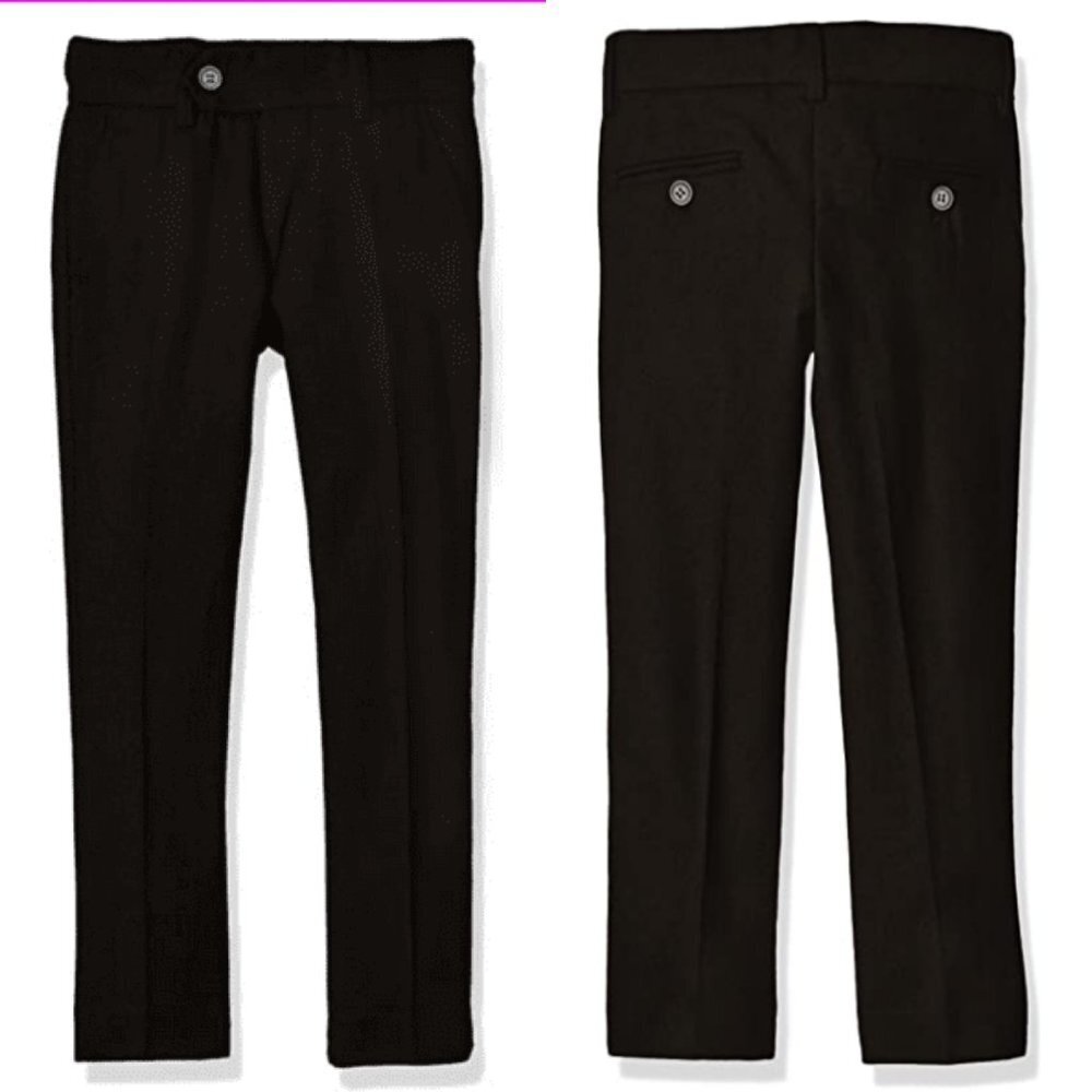 NEW Isaac Mizrahi Straight Leg Trousers Black Pants Size 3 Formal Wear Bottoms